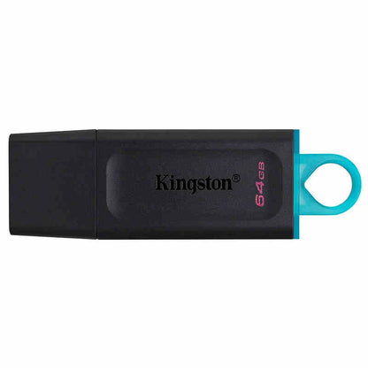 Kingston USB 3.0 Flash Disk 32GB 64GB Mini Key Pendrive With Lanyard Black Flash Drive 128GB Memory Stick For Computer Drives