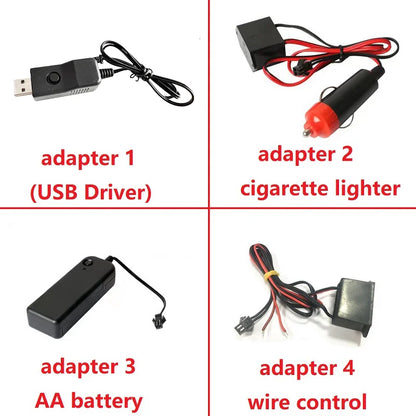 1M/3M/5M Car Interior LED Neon Strip