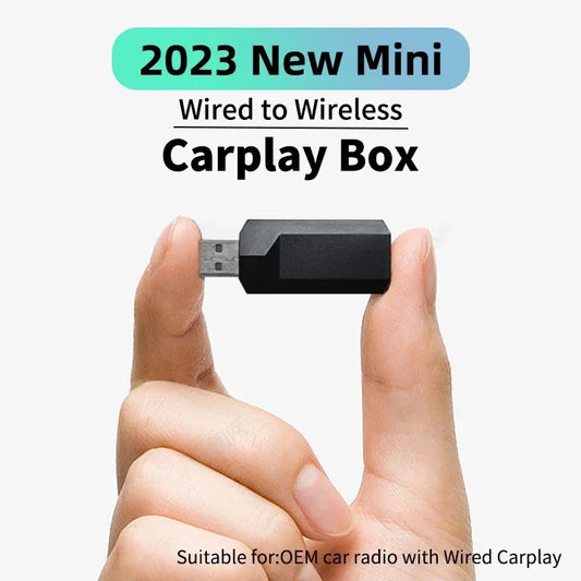 Wired to Wireless CarPlay Adapter for OEM Car Stereo With USB Plug and Play  Smart Link Phone Automatic Connection to CarPlay